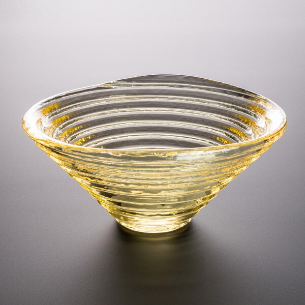 Image of Epice Yellow Glass Bowl 6" 1