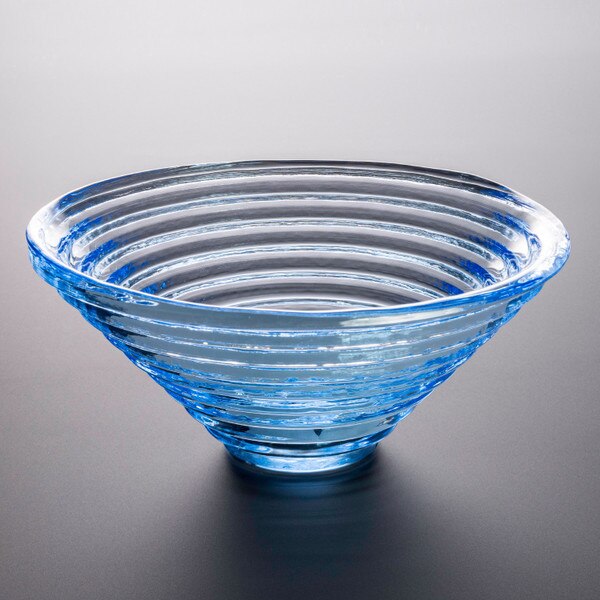 Image of Epice Blue Glass Bowl 6" 1