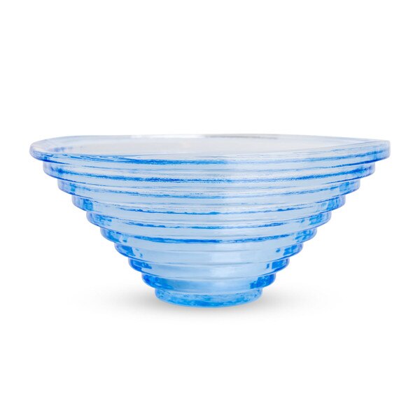 Image of Epice Blue Glass Bowl 6" 2