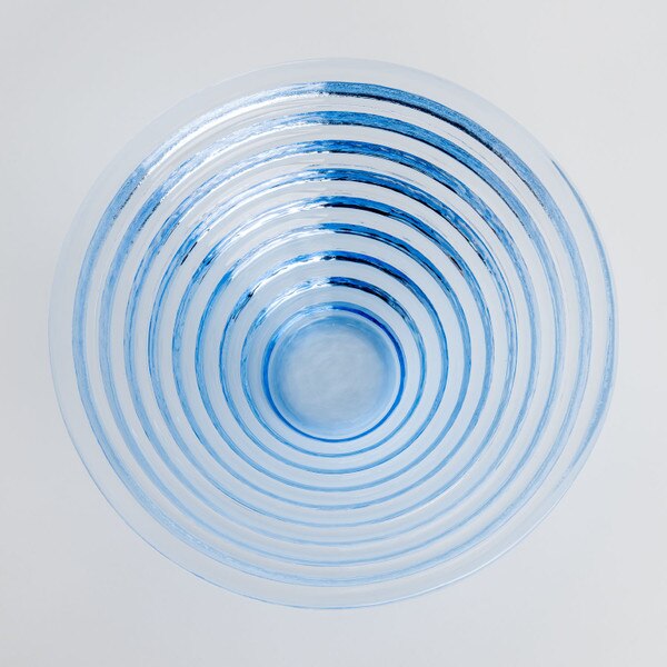 Image of Epice Blue Glass Bowl 6" 3