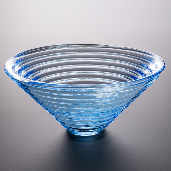 Image of Epice Blue Glass Bowl 7" 1