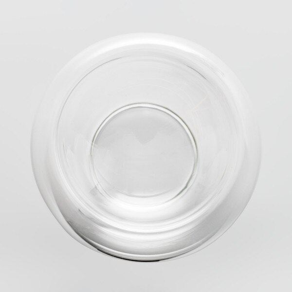 Image of Glass Round Concave Bowl 4.25" 3
