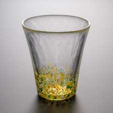 Tsugaru Vidro Handmade Sunflower Tumbler