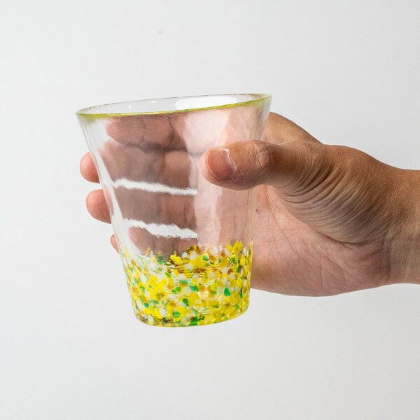 Image of Tsugaru Vidro Handmade Sunflower Tumbler 2