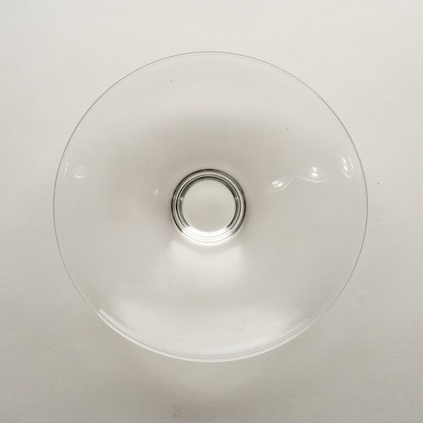 Image of Tsugaru Vidro Handmade Prestige Clear Glass Plate 9" 3
