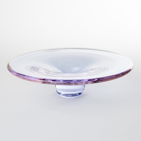Image of Luxe Glass Coupe Plate 8.25" 1