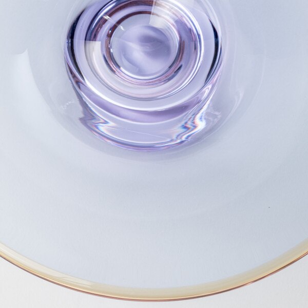 Image of Luxe Glass Coupe Plate 8.25" 5