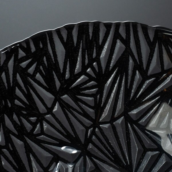 Image of Prism Black Glass Bowl 6.5" 3