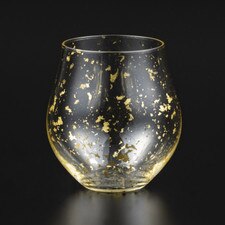 Gold Stardust Cocktail Glass
