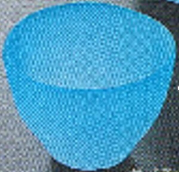 Image of Blue Frosted Sake Cup 2.25"