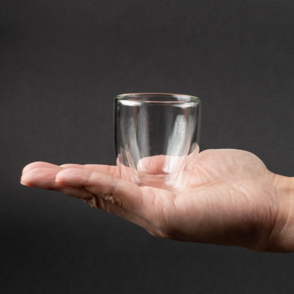 Image of Double Wall Glass Teacup 2