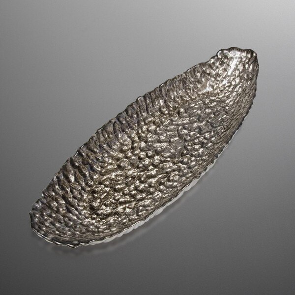 Image of Clear Glass Oval Bowl 15.75" 1