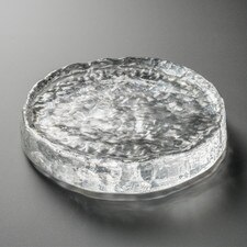 Clear Glass Round Plate 6.5"