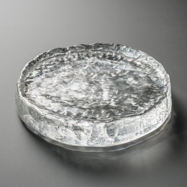 Image of Clear Glass Round Plate 6.5"
