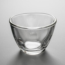 Hand Molded Clear Glass Sake Cup