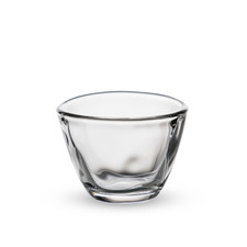 Hand Molded Clear Glass Sake Cup