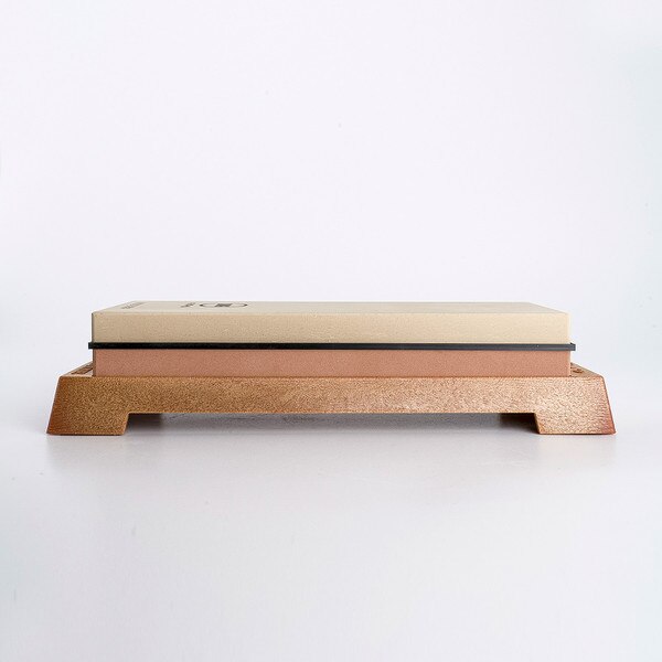 Image of King Double-Sided Home Sharpening Stone w/Base #1000 & #6000 2