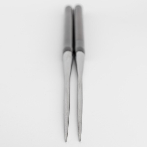 Image of Moribashi Ebony Wooden Handle Plating Chopsticks 10.8” 3