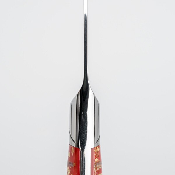 Image of Le Thiers Avantage Steak Knives Gold Silver Acrylic Handle Brilliant Finish (Set of 6) 3