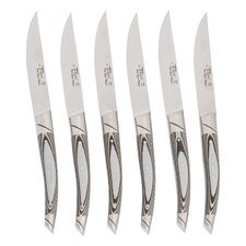 Le Thiers Avantage Steak Knives w/ Gray Paperstone Handles (Set of 6)