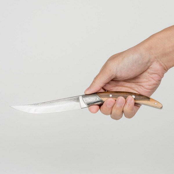 Image of Stylver Origines Steak Knives w/ Pistachio Wood Handle (Set of 6) 6