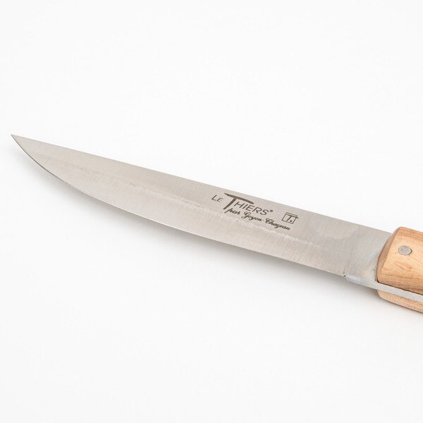 Image of Le Thiers Pirou Brasserie Steak Knives w/ Juniper Wood Handle (Set of 6) 4