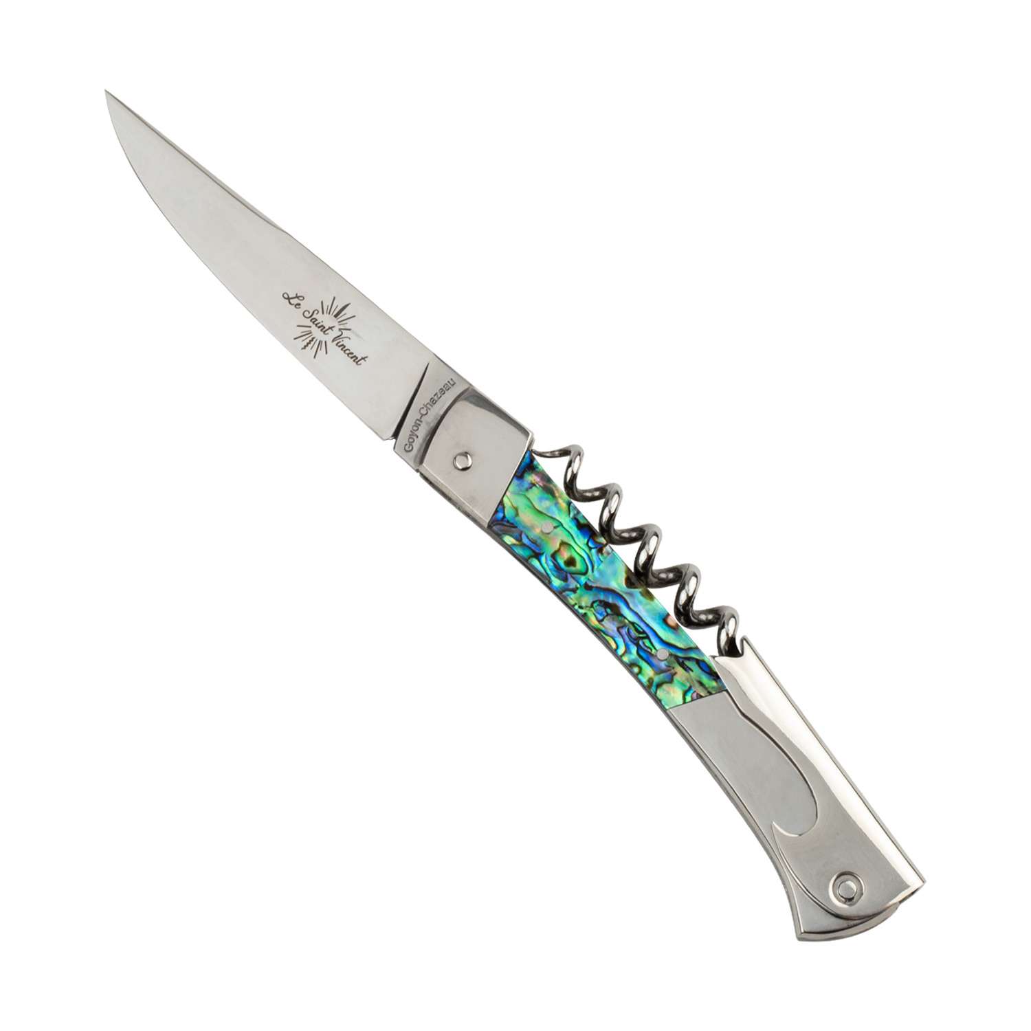 St Vincent Wine Opener Knife Abalone Handle | KORIN