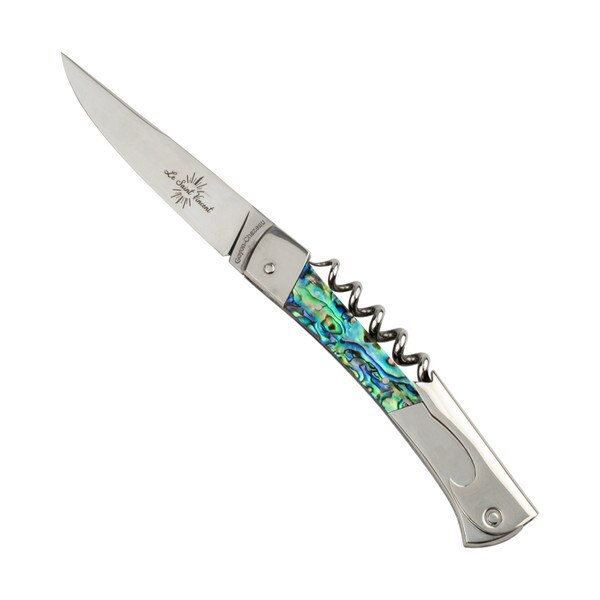 Image of St Vincent Wine Opener Knife w/ Abalone Handle 1