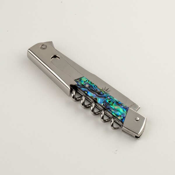 Image of St Vincent Wine Opener Knife w/ Abalone Handle 3