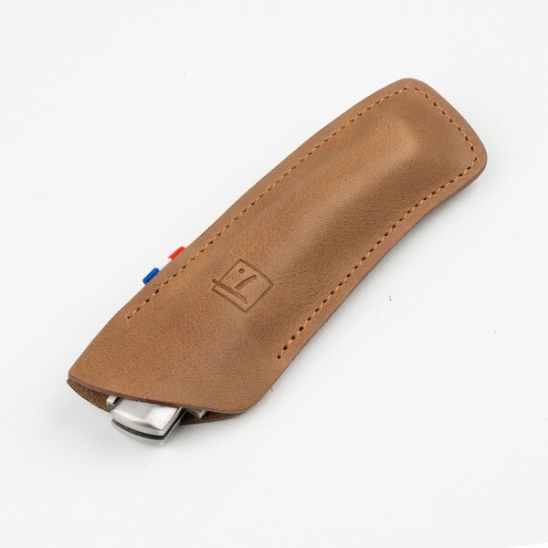 Image of Le Thiers Pirou Dark Ram Horn Handle Folding Knife 3.75" 6