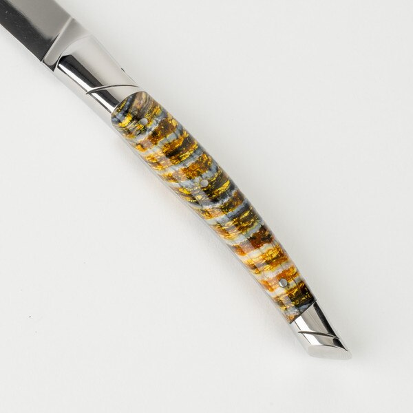 Image of Le Thiers Prestige Steak Knives w/ Mix Mammoth Teeth Handle (Set of 6) 4