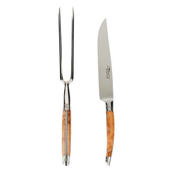 Image of Le Thiers Prestige Carving Set w/ Juniper Wood Handle 1