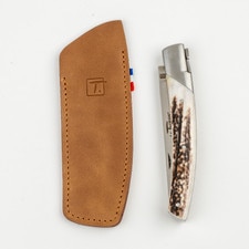 Le Thiers Pirou Deer Horn Handle Folding Knife hover-image