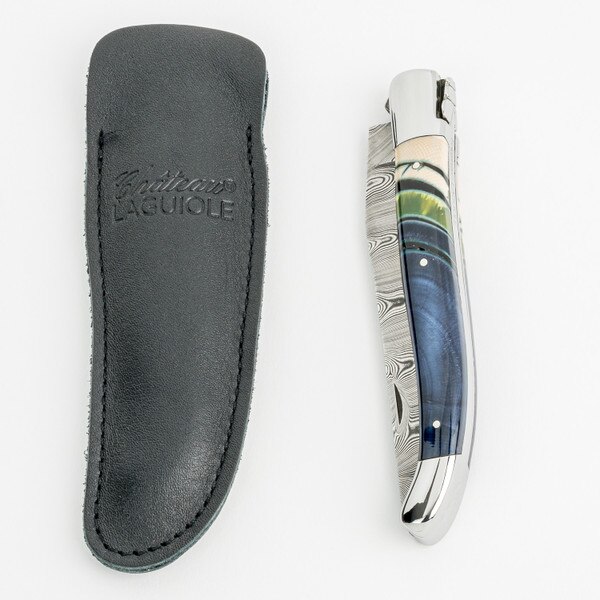 Image of Château Laguiole Heritage Opus Toundra's Treasure Damasus Blade Folding Knife 2