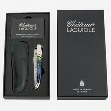 Château Laguiole Heritage Opus Toundra's Treasure Damasus Blade Folding Knife hover-image