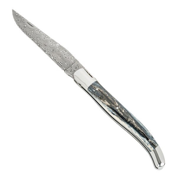 Image of Château Laguiole Heritage Opus Millennium Ivory of Mammoth Damascus Blade Folding Knife 1