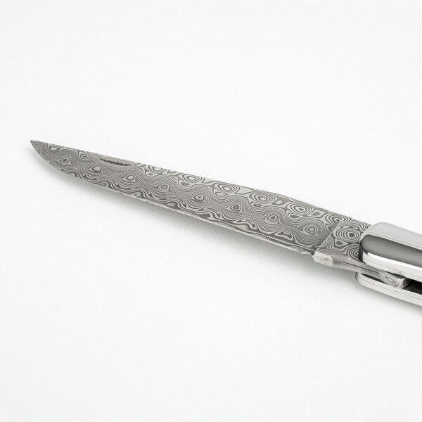 Image of Château Laguiole Heritage Opus Millennium Ivory of Mammoth Damascus Blade Folding Knife 4