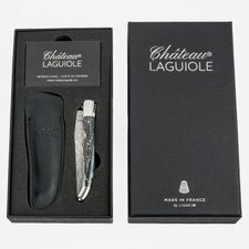 Château Laguiole Heritage Opus Millennium Ivory of Mammoth Damascus Blade Folding Knife hover-image