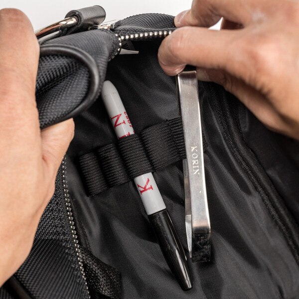 Image of Black Nylon Knife Bag 7