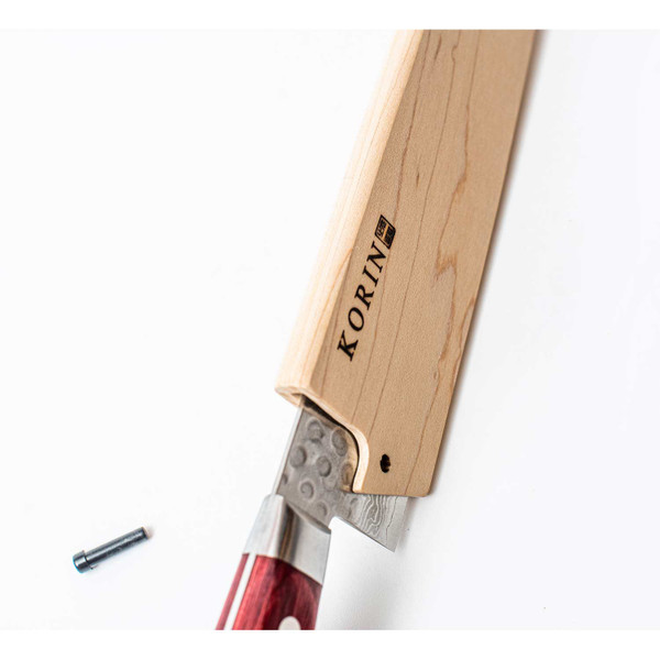 Image of Magnolia Wood Knife Sheath / Saya Cover for Chef Knife (Gyuto) 8.2" (21cm) 5
