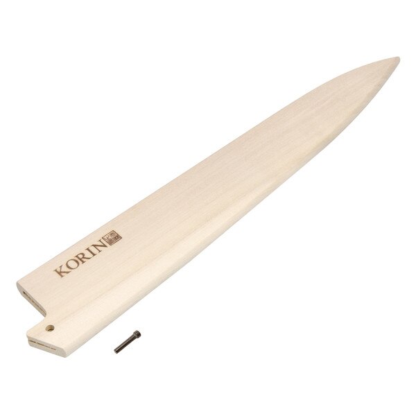 Image of Magnolia Wood Knife Sheath / Saya Cover for Slicer (Sujihiki) 9.4" (24cm) 1