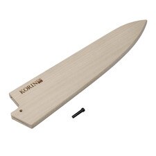 Magnolia Wood Knife Sheath / Saya Cover for Yo-Deba 9.4" (24cm)