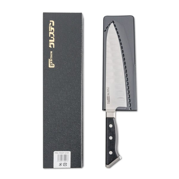Image of Glestain Indented-Blade Gyuto 8.2" (21cm) 3