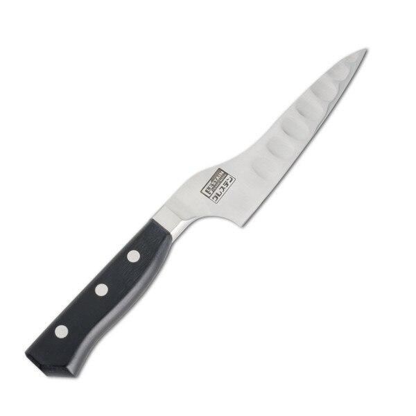 Image of Glestain Indented-Blade Offset Petty 5.5" (14cm) 1