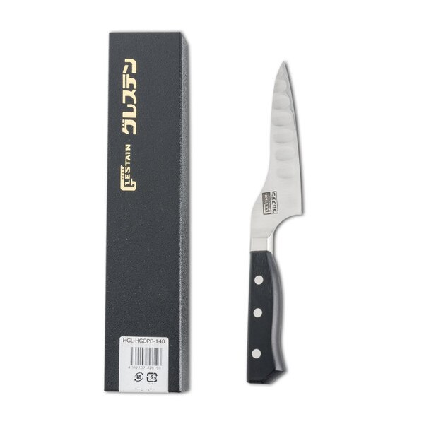 Image of Glestain Indented-Blade Offset Petty 5.5" (14cm) 2