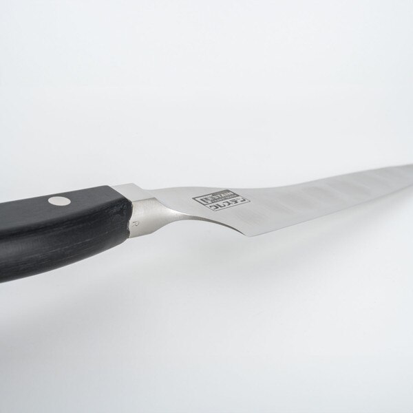 Image of Glestain Indented-Blade Offset Petty 5.5" (14cm) 4