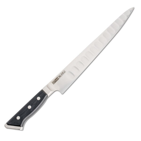 Image of Glestain Indented-Blade Sujihiki 9.4" (24cm) 1