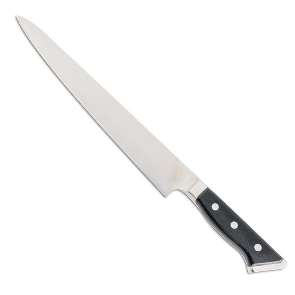 Image of Glestain Indented-Blade Sujihiki 9.4" (24cm) 2