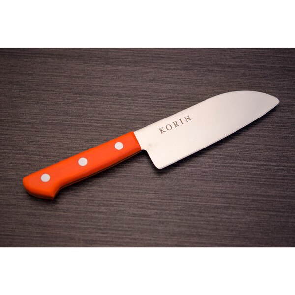 Image of Korin Inox Orange Handle Child Knife 4.7" 2