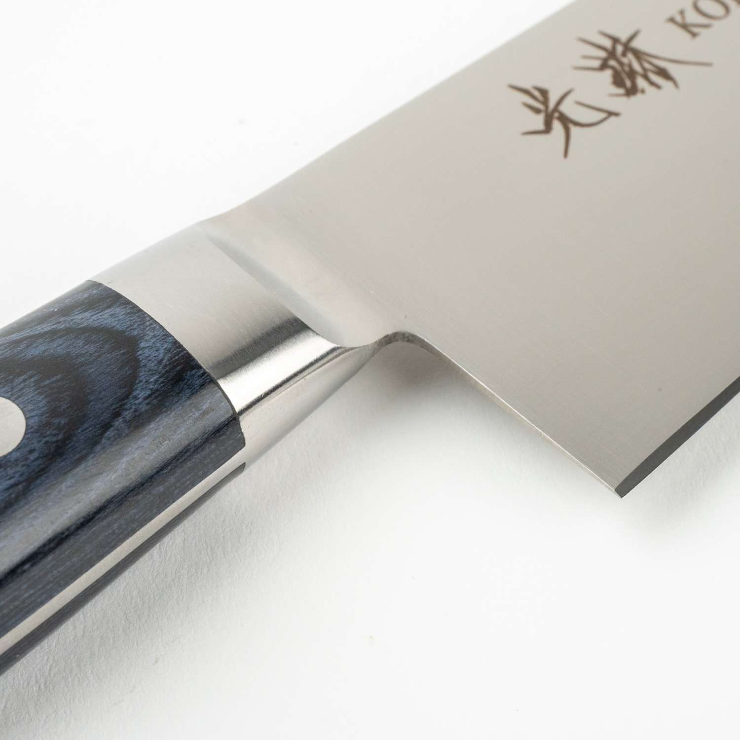 Korin Mahogany Royal Blue Inox Two Pieces Set - Gyuto & Petty | KORIN